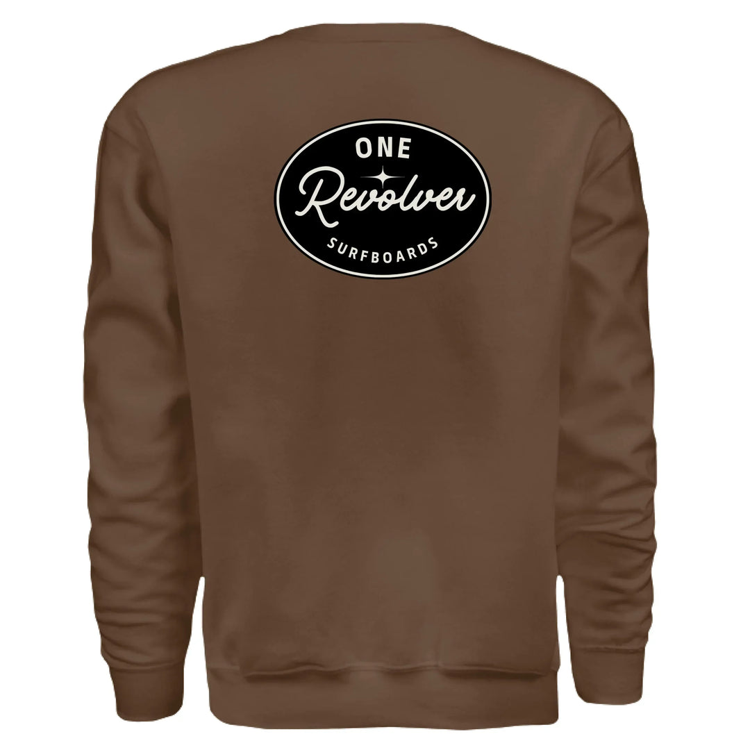 One Revolver Surfboards - One Revolver Surfboards Classic Crewneck Sweatshirt Crewneck Sweatshirt