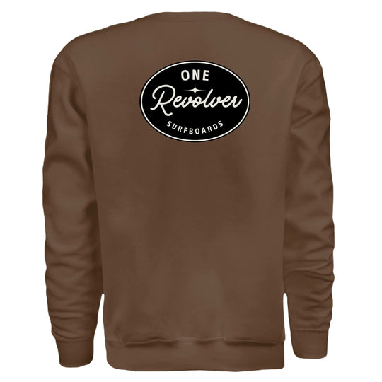 One Revolver Surfboards - One Revolver Surfboards Classic Crewneck Sweatshirt Crewneck Sweatshirt