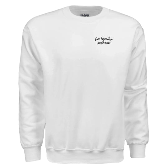 One Revolver Surfboards - One Revolver Surfboards Classic Crewneck Sweatshirt Crewneck Sweatshirt
