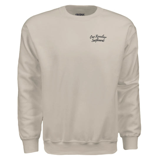 One Revolver Surfboards - One Revolver Surfboards Classic Crewneck Sweatshirt Crewneck Sweatshirt