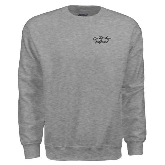 One Revolver Surfboards - One Revolver Surfboards Classic Crewneck Sweatshirt Crewneck Sweatshirt