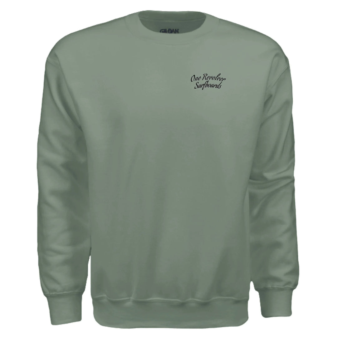 One Revolver Surfboards Classic Crewneck Sweatshirt - One Revolver Surfboards