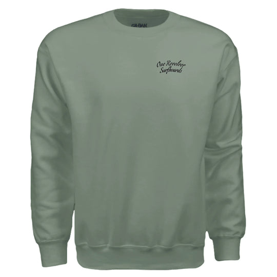 One Revolver Surfboards - One Revolver Surfboards Classic Crewneck Sweatshirt Crewneck Sweatshirt