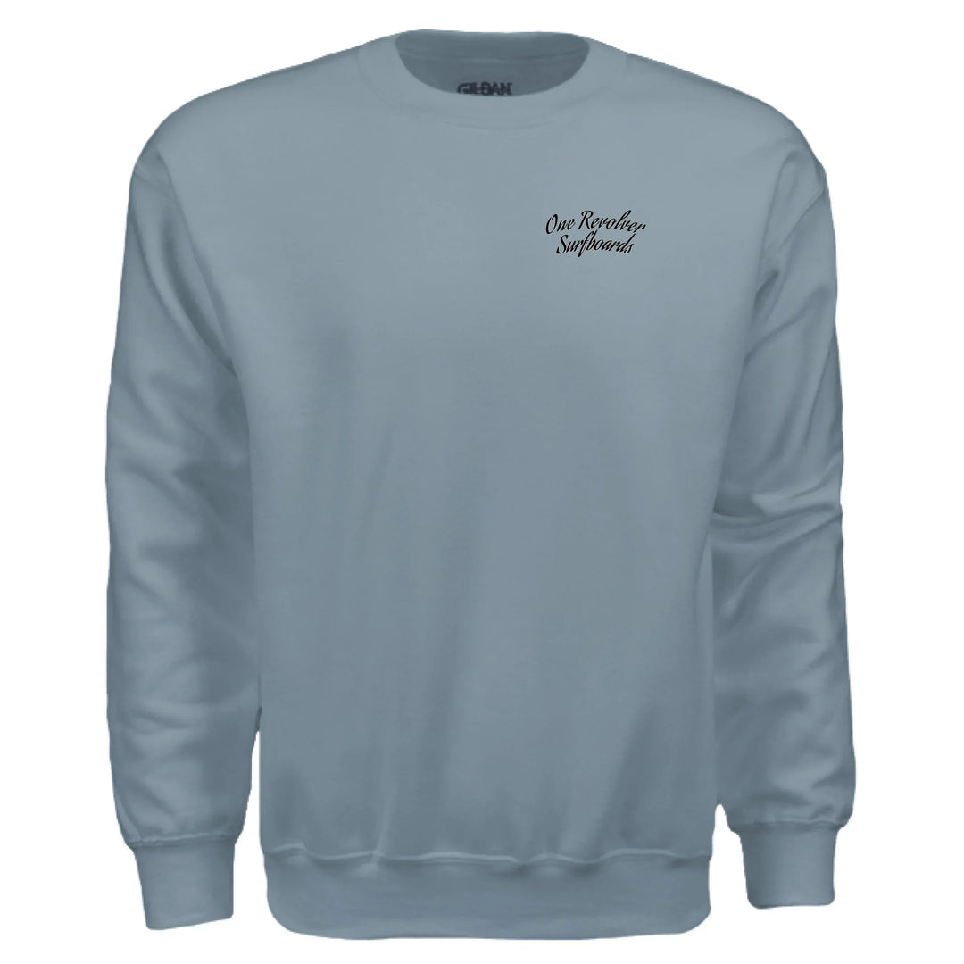 One Revolver Surfboards - One Revolver Surfboards Classic Crewneck Sweatshirt Crewneck Sweatshirt