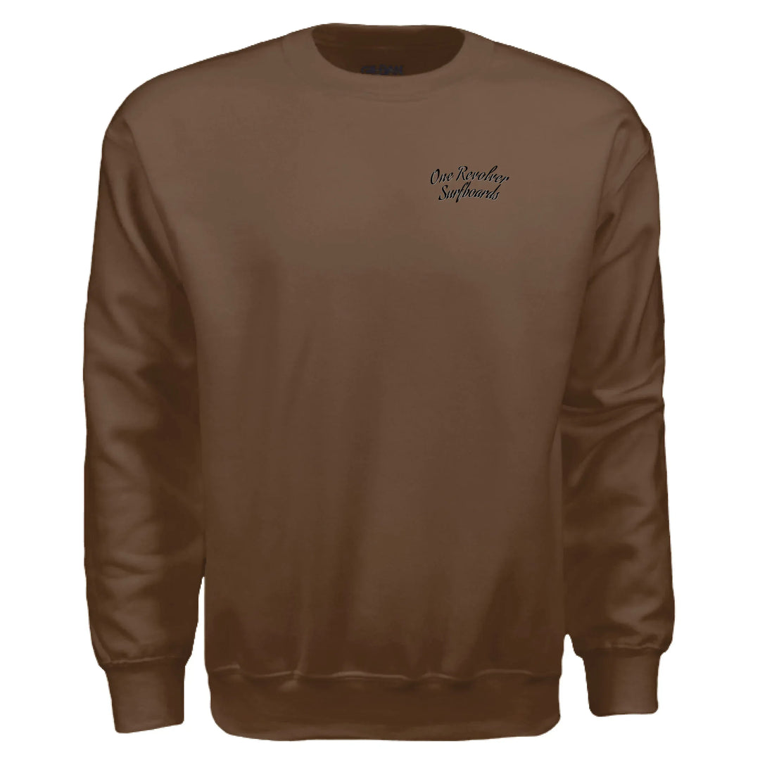 One Revolver Surfboards - One Revolver Surfboards Classic Crewneck Sweatshirt Crewneck Sweatshirt