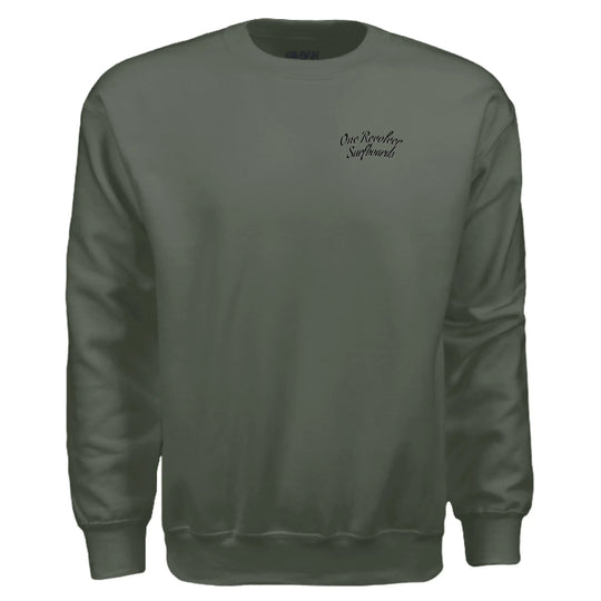 One Revolver Surfboards - One Revolver Surfboards Classic Crewneck Sweatshirt Crewneck Sweatshirt