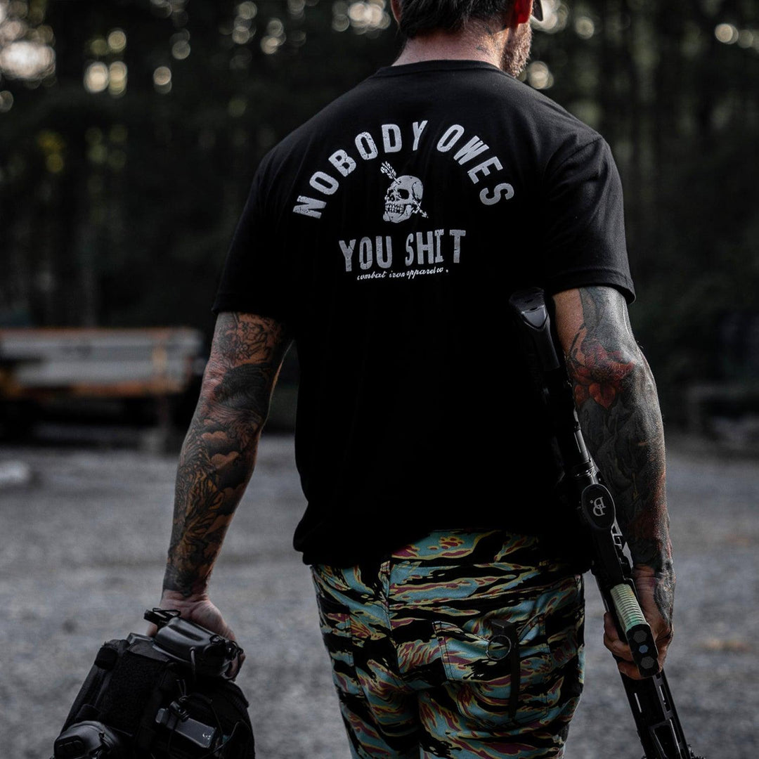 One Revolver Surfboards - Nobody Owes You Shit Skull Men&