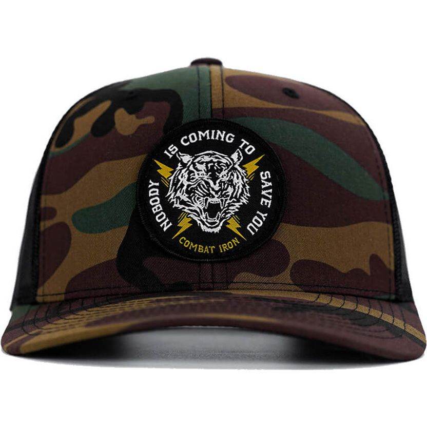 Nobody Is Coming To Save You Patch Snapback Hat - One Revolver Surfboards