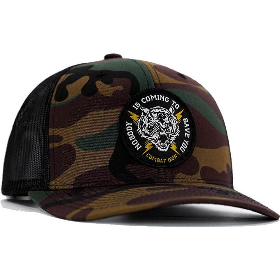 Nobody Is Coming To Save You Patch Snapback Hat - One Revolver Surfboards