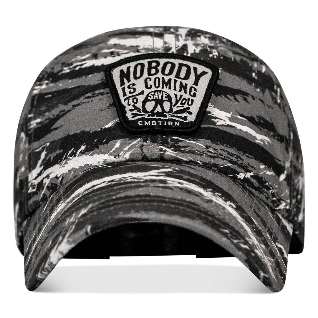 Nobody Is Coming To Save You Skull Patch RipStop Low Pro Operator Hat - One Revolver Surfboards
