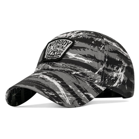 One Revolver Surfboards - Nobody Is Coming To Save You Skull Patch Ripstop Snapback HEADWEAR