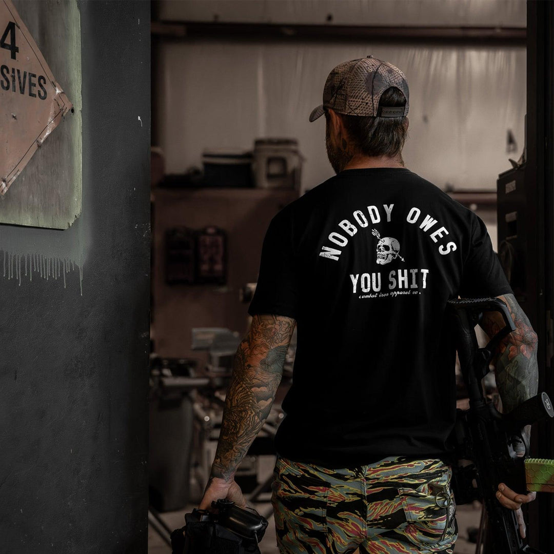 One Revolver Surfboards - Nobody Owes You Shit Skull Men&