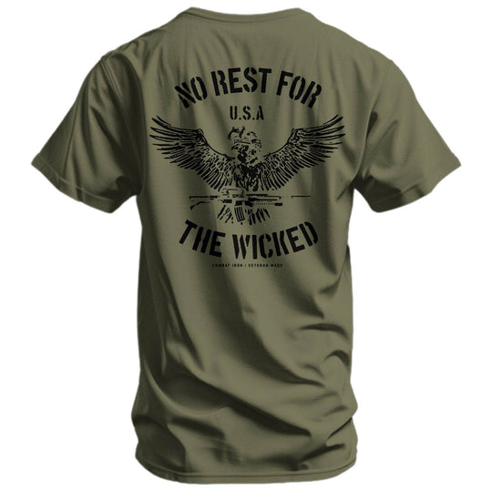 No Rest For The Wicked Men's T-Shirt - One Revolver Surfboards