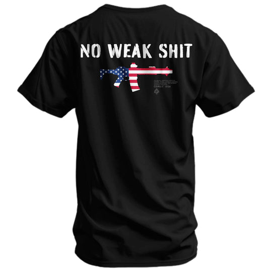 No Weak Shit Rifle Men's T-Shirt - One Revolver Surfboards