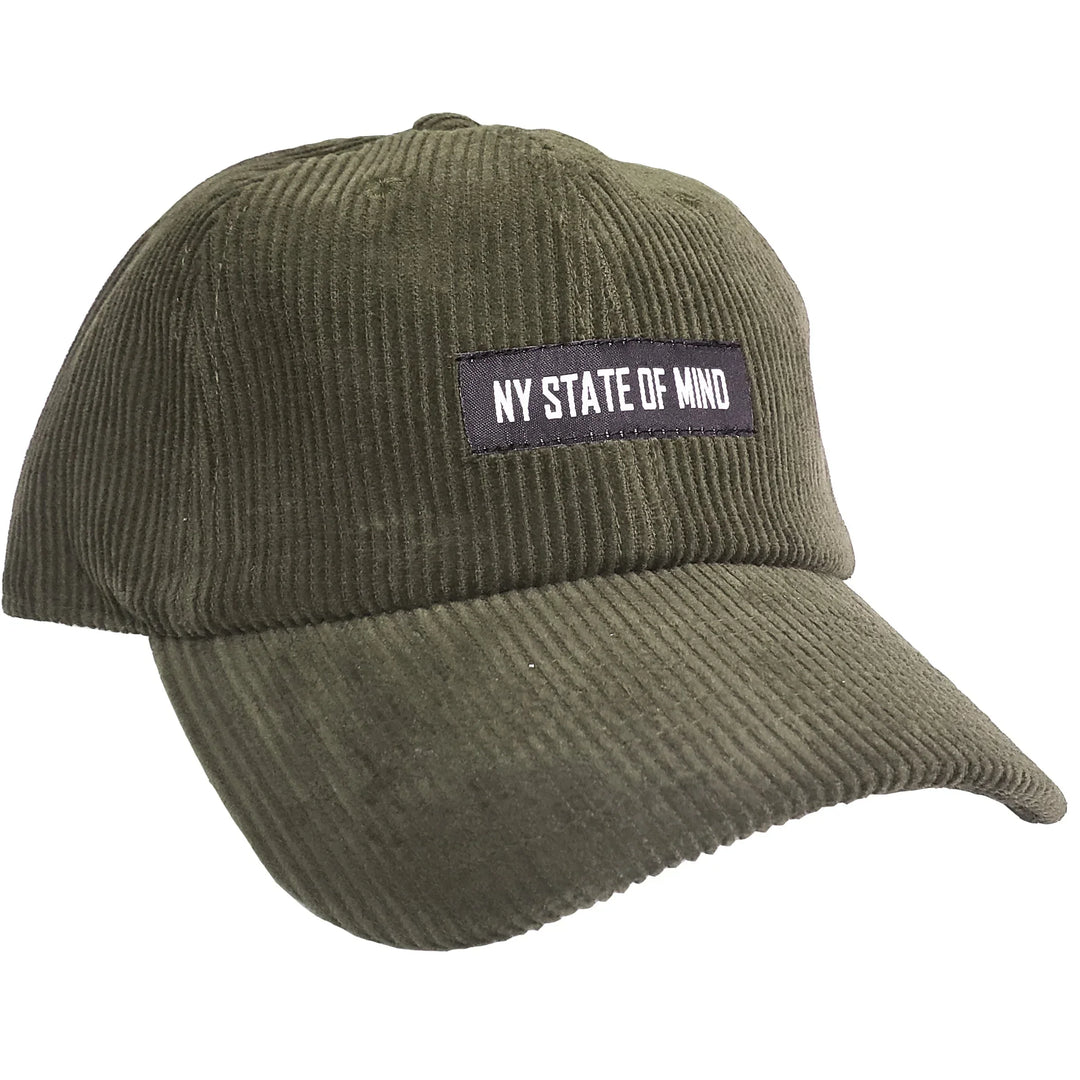 ny-state-of-mind-dad-hats-olive-corduroy-dad-hat-1224983663 - One Revolver Surfboards