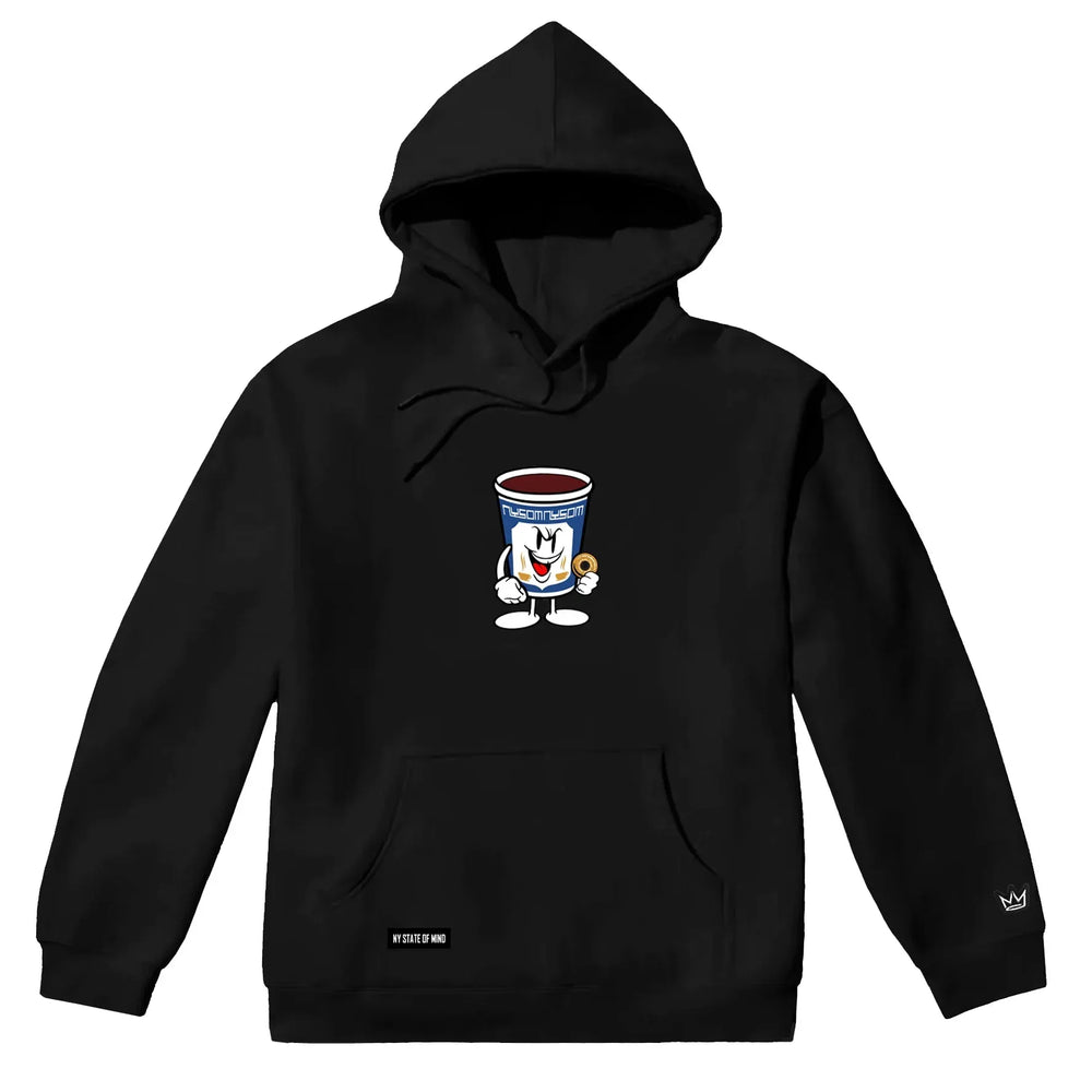ny-state-of-mind-hooded-sweatshirts-black-x-small-coffee-a-bagel-hoodie-1224983562 - One Revolver Surfboards