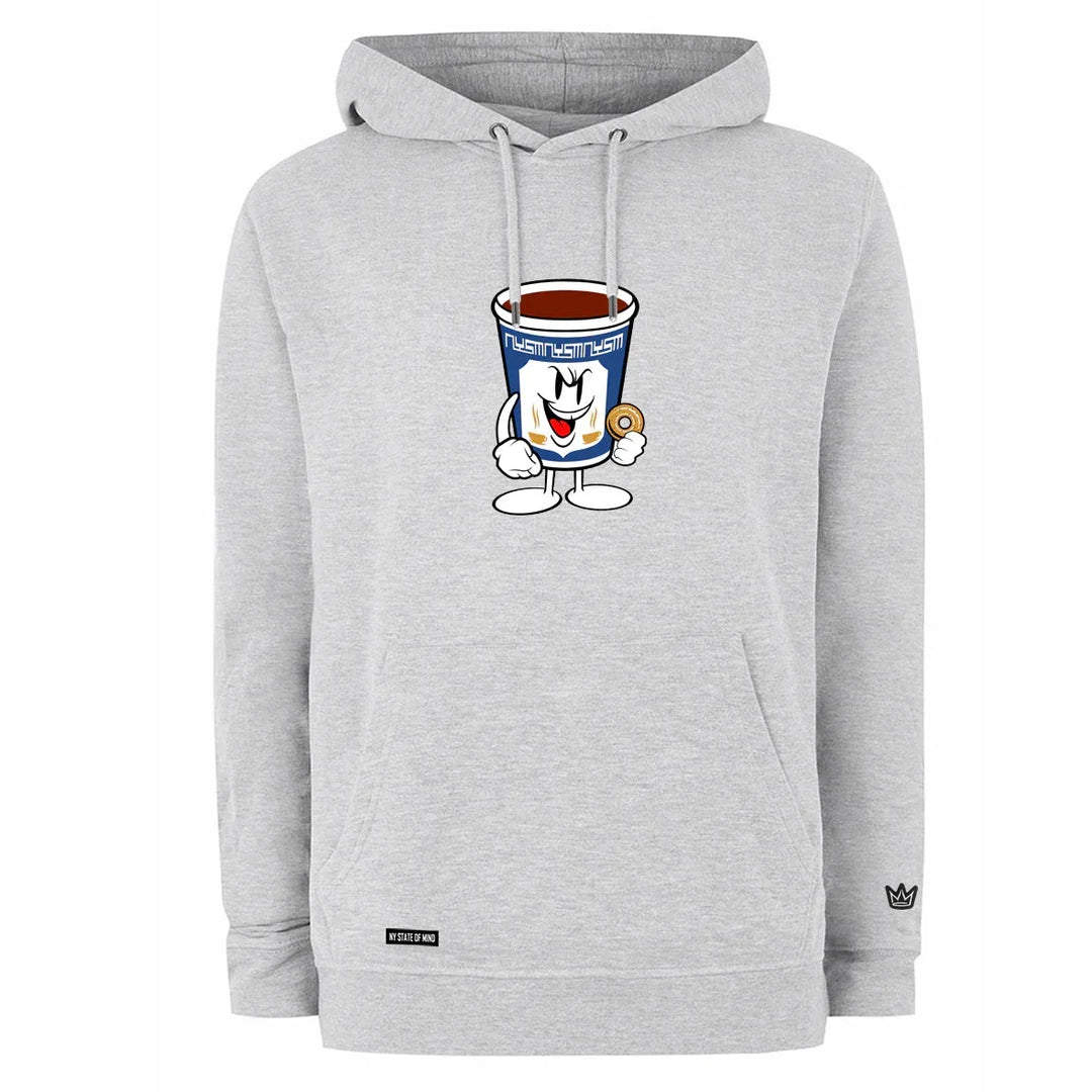ny-state-of-mind-hooded-sweatshirts-heather-grey-x-small-coffee-a-bagel-hoodie-1224983750 - One Revolver Surfboards