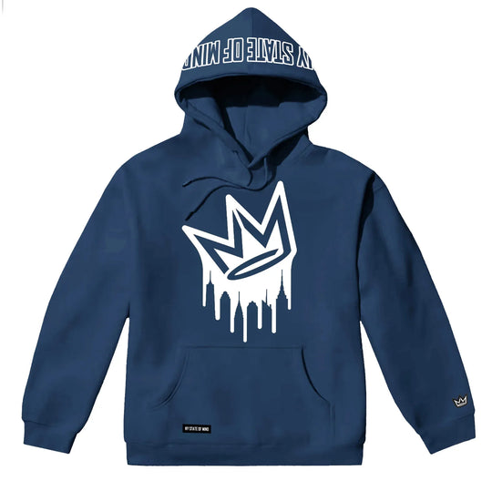 Dripping Crown Logo Hoodie