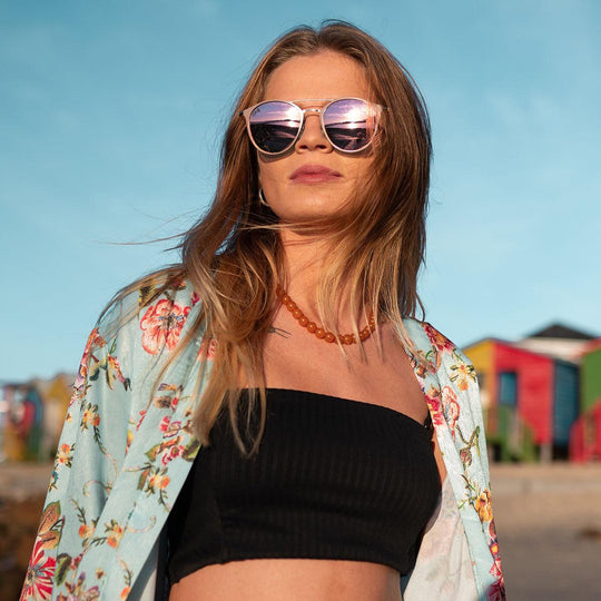 One Revolver Surfboards - Mauve Pink - Rose Lens Polarized - Ocean Ave Ocean Ave
