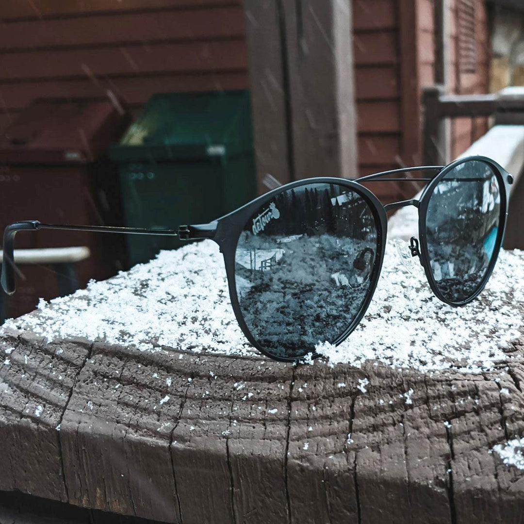 Black - Jet Black Lens Polarized - Ocean Ave - One Revolver Surfboards