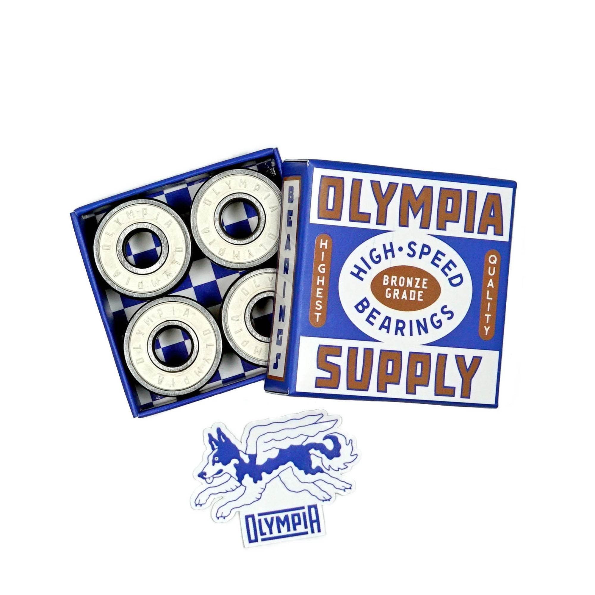Olympia Supply Bronze Grade High Speed Bearings - One Revolver Surfboards