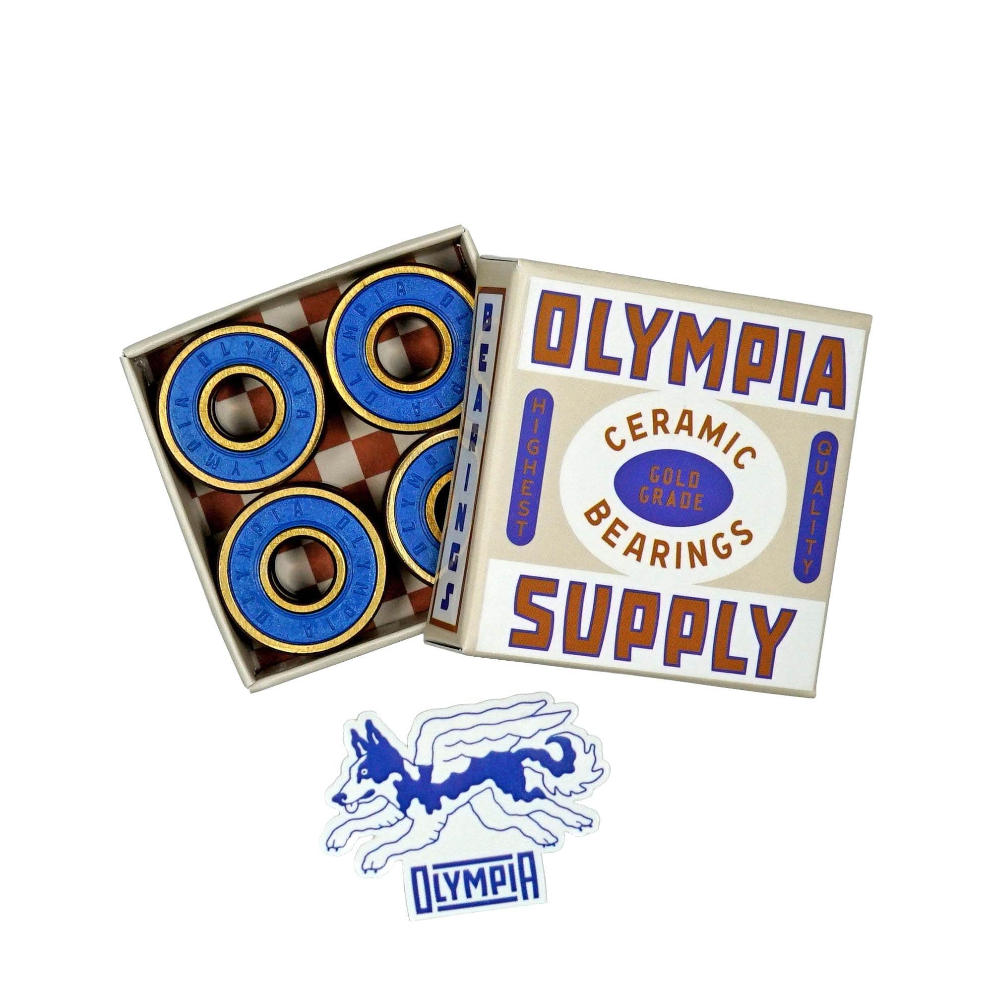 Olympia Supply Gold Grade Ceramic Bearings - One Revolver Surfboards
