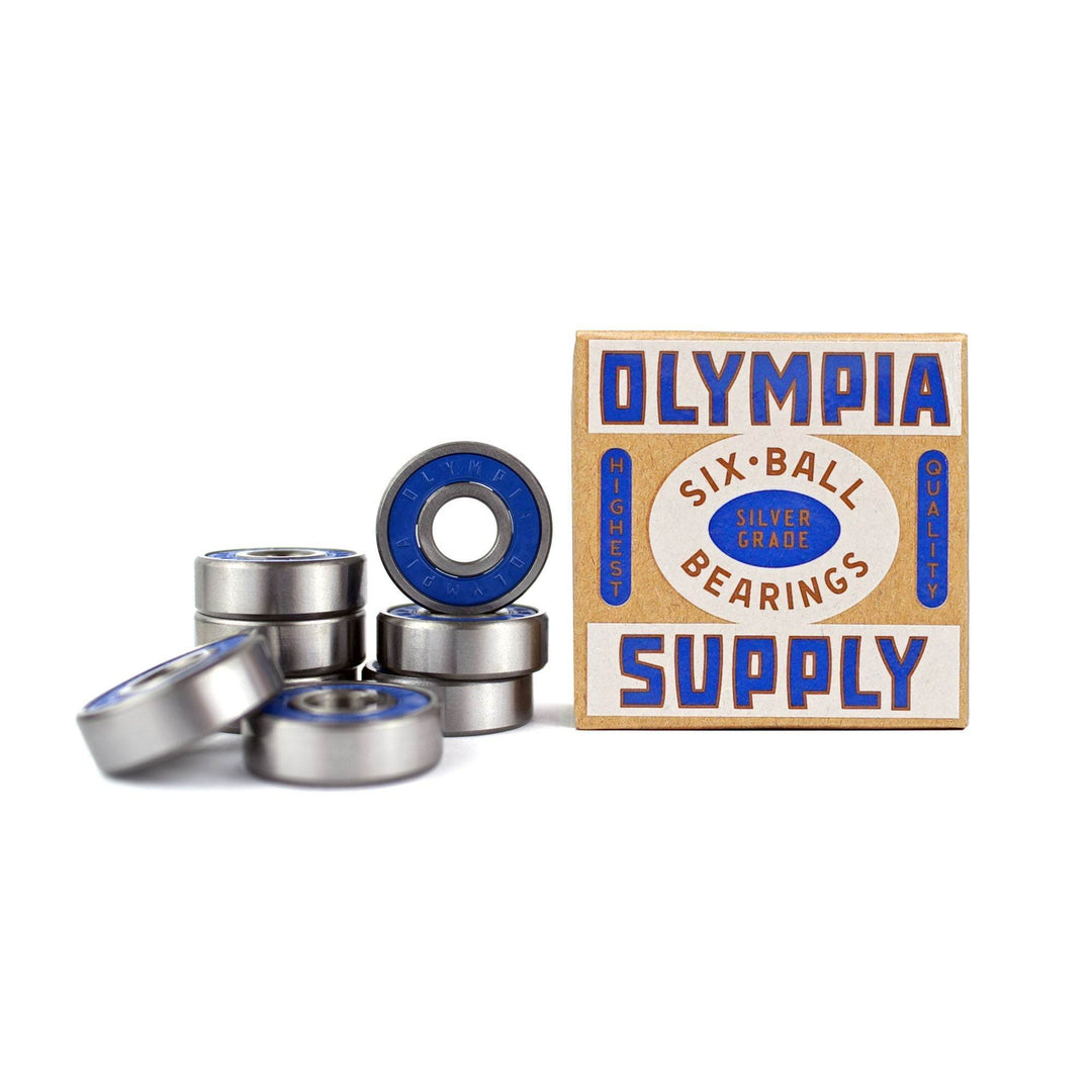 Olympia Supply Silver Grade Six-Ball Bearings - One Revolver Surfboards