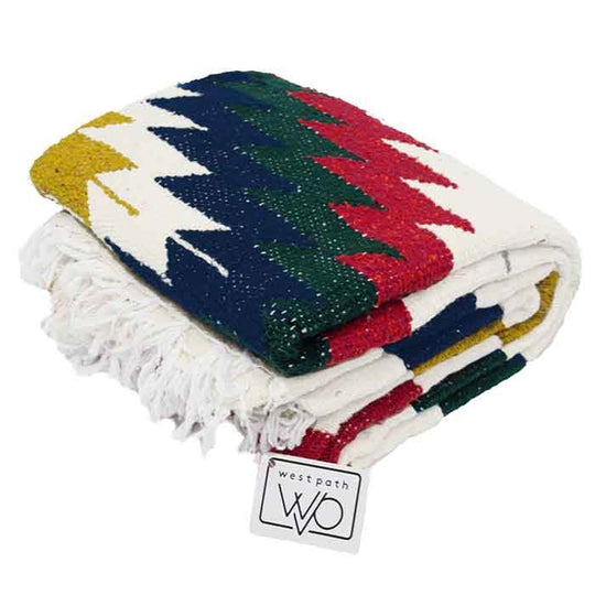 White Fiesta Diamond Blanket - One Revolver Surfboards