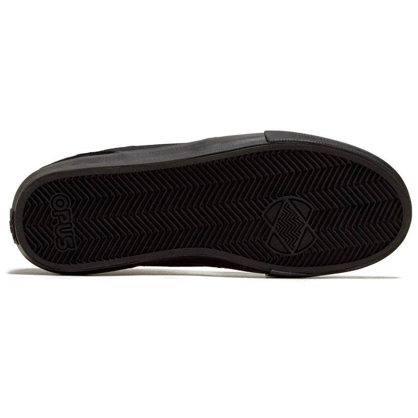 OPUS STANDARD LOW BLACK/BLACK SKATEBOARD SHOES - One Revolver Surfboards