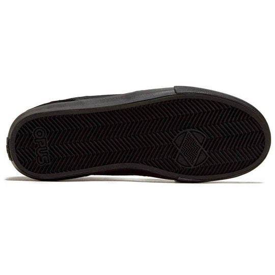 OPUS STANDARD LOW BLACK/BLACK SKATEBOARD SHOES - One Revolver Surfboards