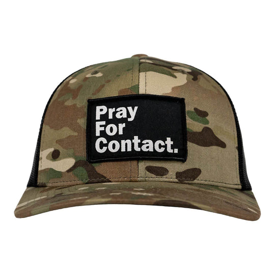 PRAY FOR CONTACT Patch Snapback HAT - One Revolver Surfboards