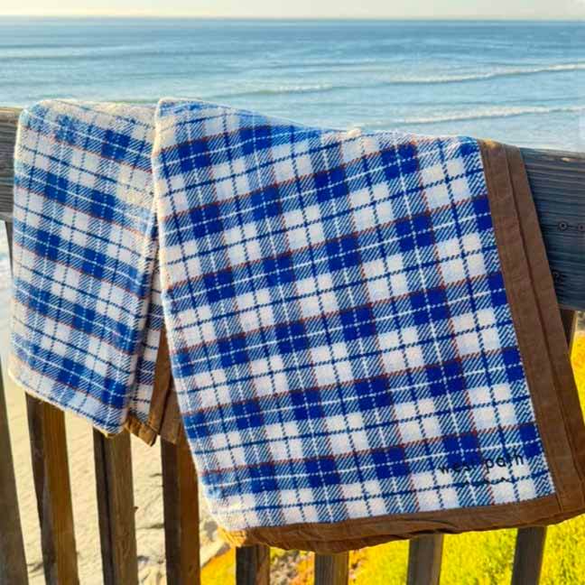 Wool Canvas Camping Blanket - Waxed Canvas Outdoor Blanket / Bushcraft Blanket - One Revolver Surfboards