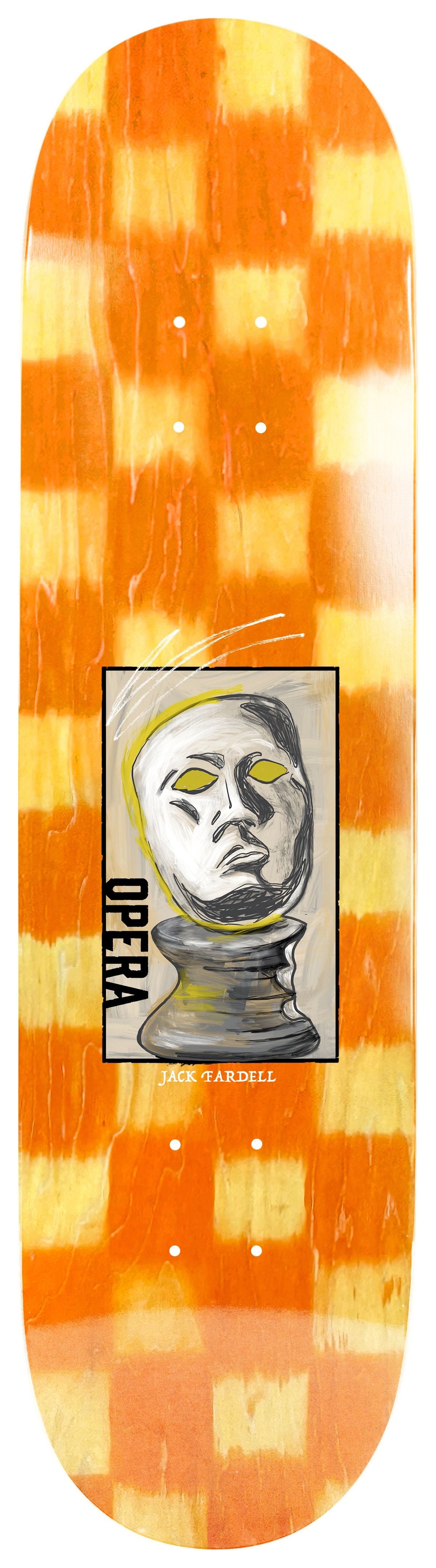 OPERA FARDELL "PEDESTAL" 8.7" SKATEBOARD DECK - One Revolver Surfboards