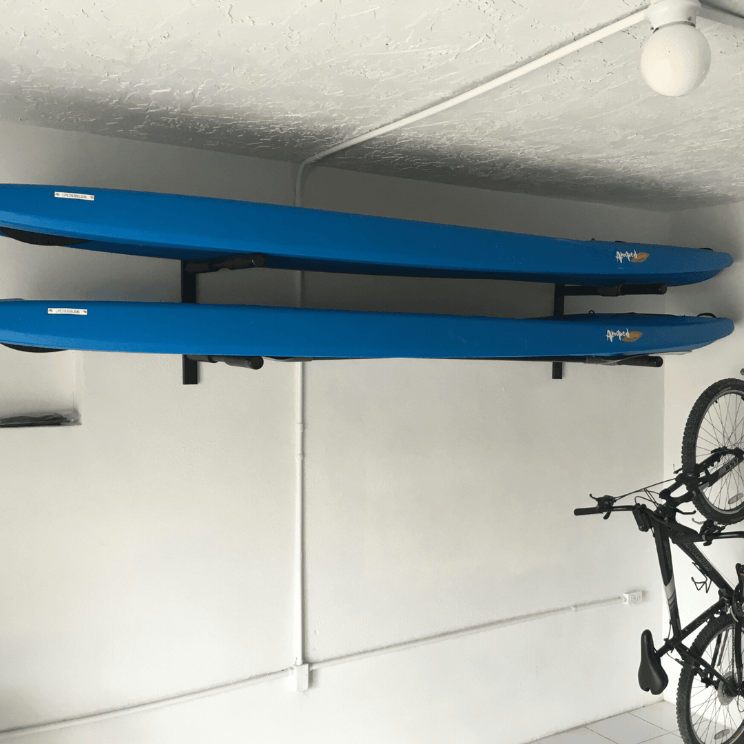 Double SUP & Longboard Paddleboard Wall Storage Rack - Surf Racks - One Revolver Surfboards