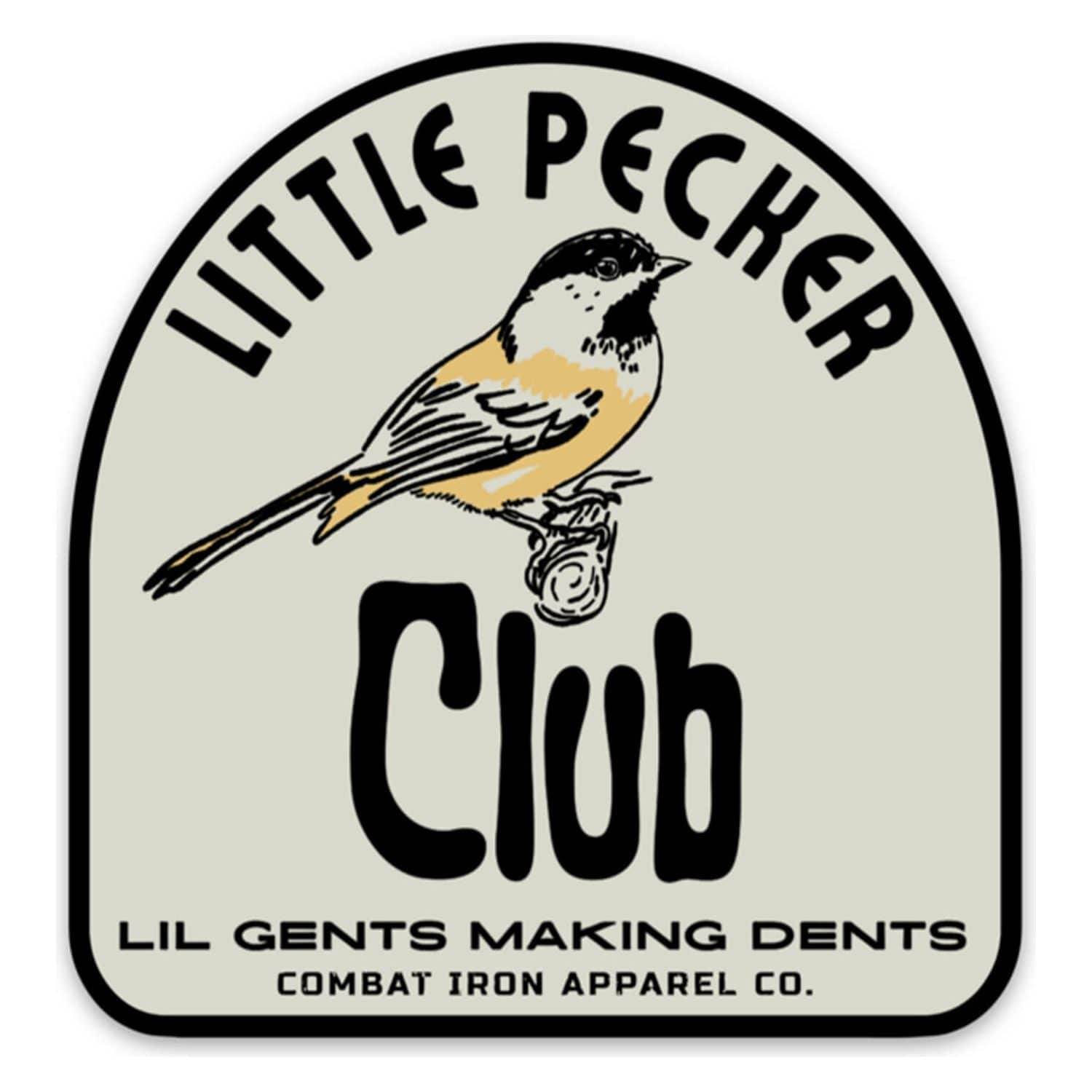 LITTLE PECKER CLUB DECAL - One Revolver Surfboards
