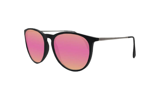 Hurricane - Matte Black - Pink Lemonade Polarized - One Revolver Surfboards