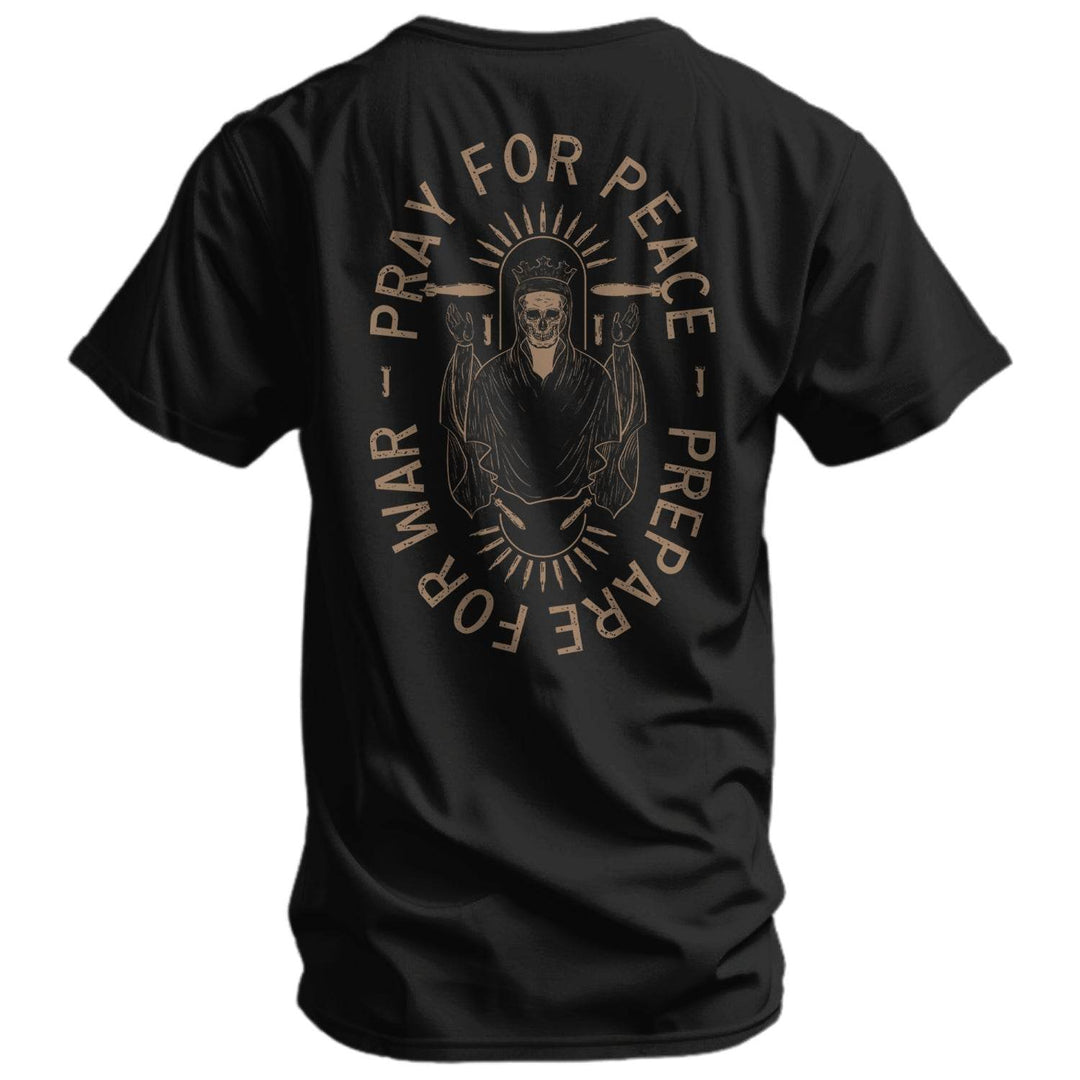 Pray For Peace. Prepare For War. Men's T-Shirt - One Revolver Surfboards