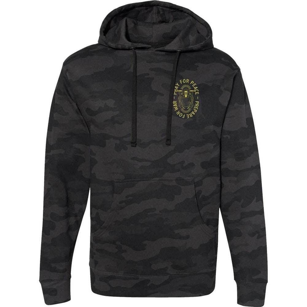 Pray For Peace. Prepare For War. Hoodie - GRAPHIC HOODIE - One Revolver Surfboards