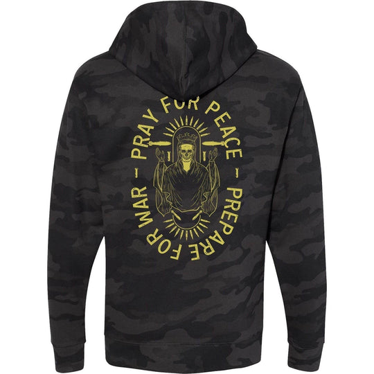 Pray For Peace. Prepare For War. Hoodie - One Revolver Surfboards