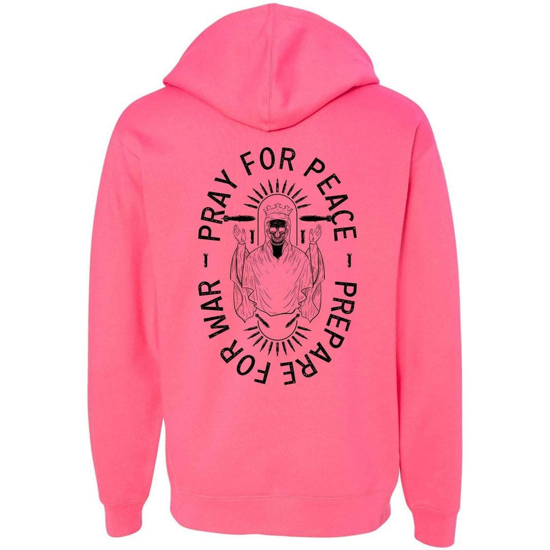 Pray For Peace. Prepare For War. Hoodie - One Revolver Surfboards