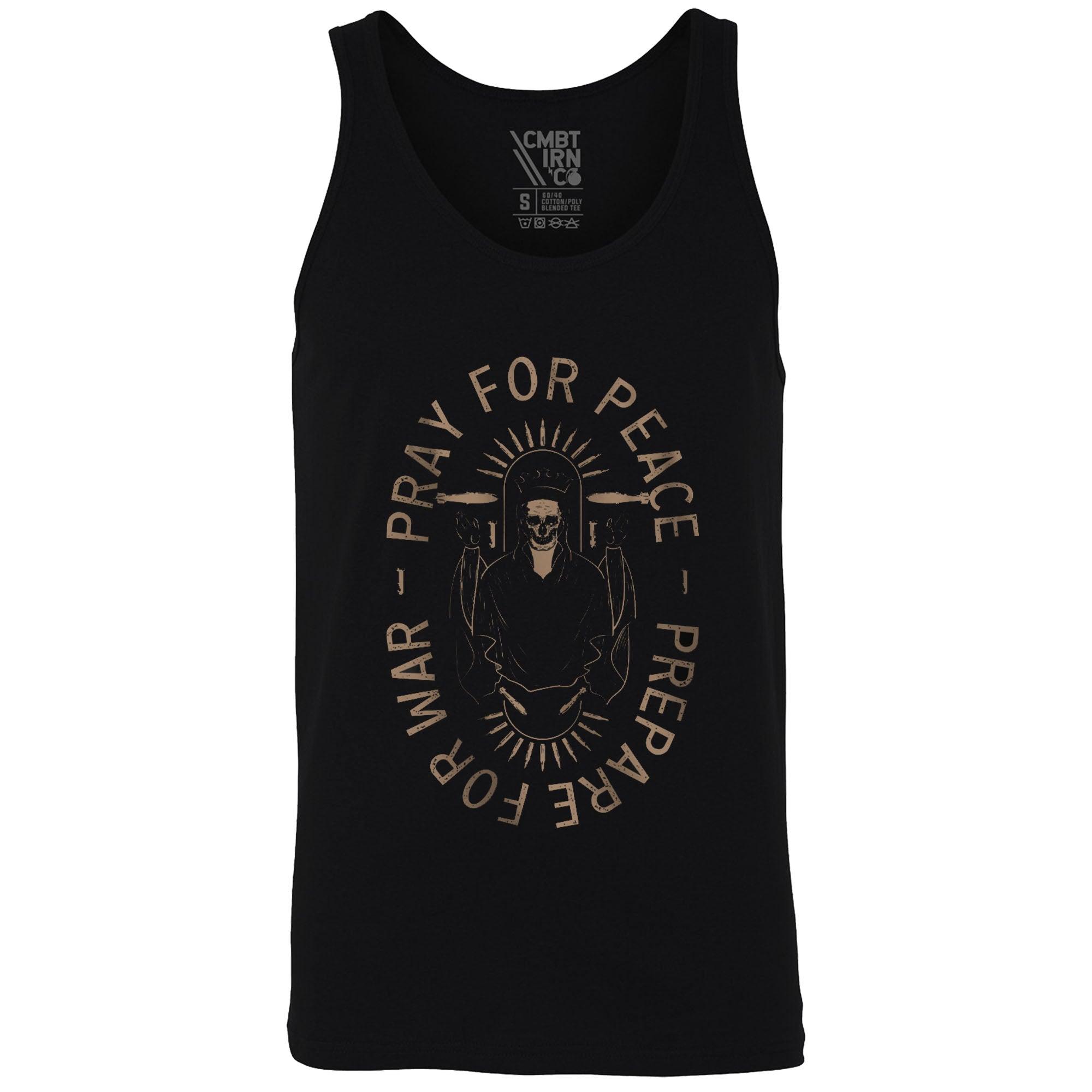One Revolver Surfboards - Pray For Peace. Prepare For War. Men's Tank MEN'S TANK TOP