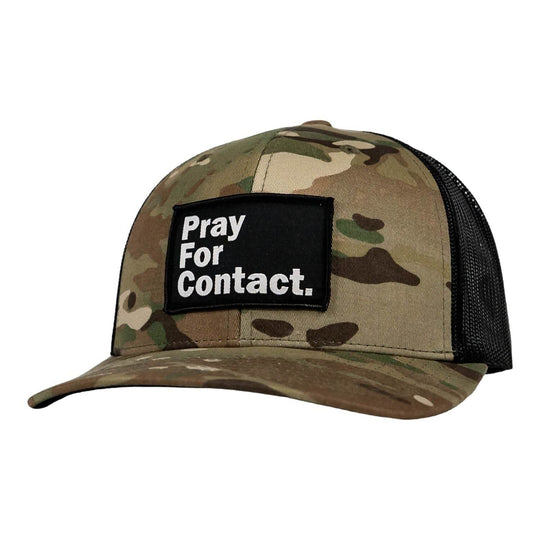 PRAY FOR CONTACT Patch Snapback HAT - One Revolver Surfboards