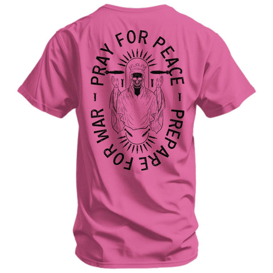 Pray For Peace. Prepare For War. Men's T-Shirt - One Revolver Surfboards