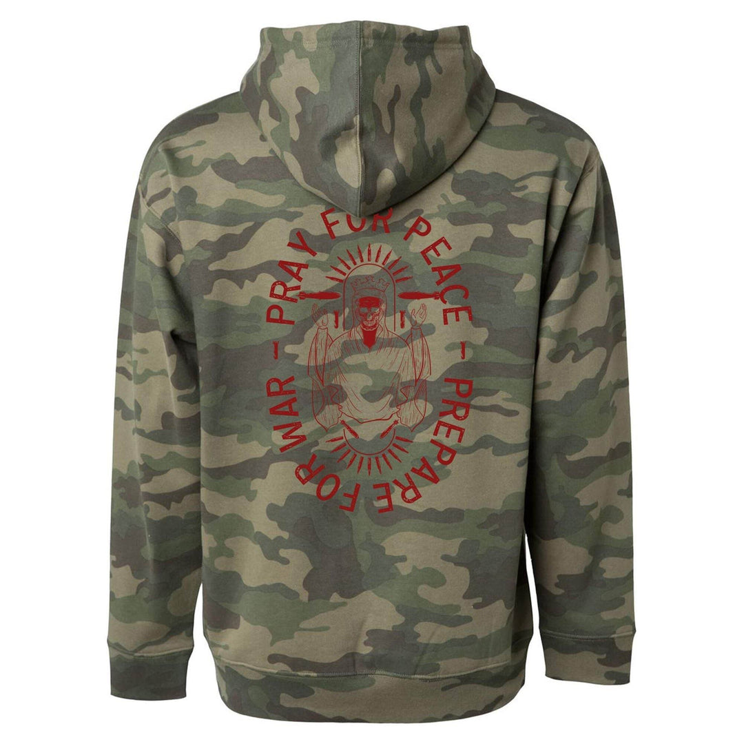 Pray For Peace. Prepare For War. Hoodie - One Revolver Surfboards