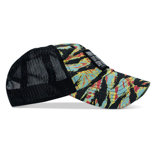 One Revolver Surfboards - Pray Hard. Lift Heavy. Stay Deadly. Patch Tactical Ripstop Mesh Snapback Hat HEADWEAR