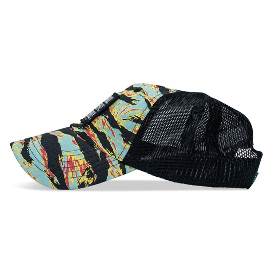 One Revolver Surfboards - Pray Hard. Lift Heavy. Stay Deadly. Patch Tactical Ripstop Mesh Snapback Hat HEADWEAR