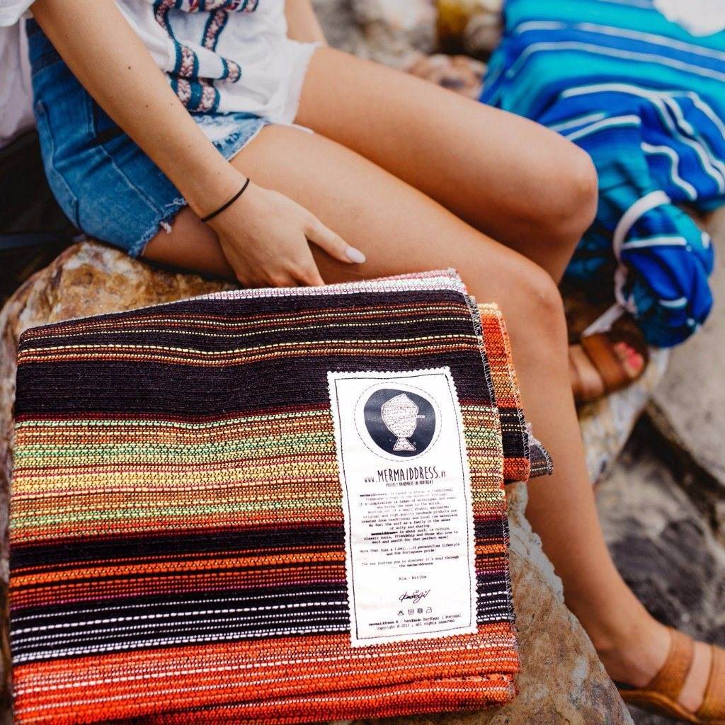 Póvoa Yoga Blanket Orange Sunrise - One Revolver Surfboards
