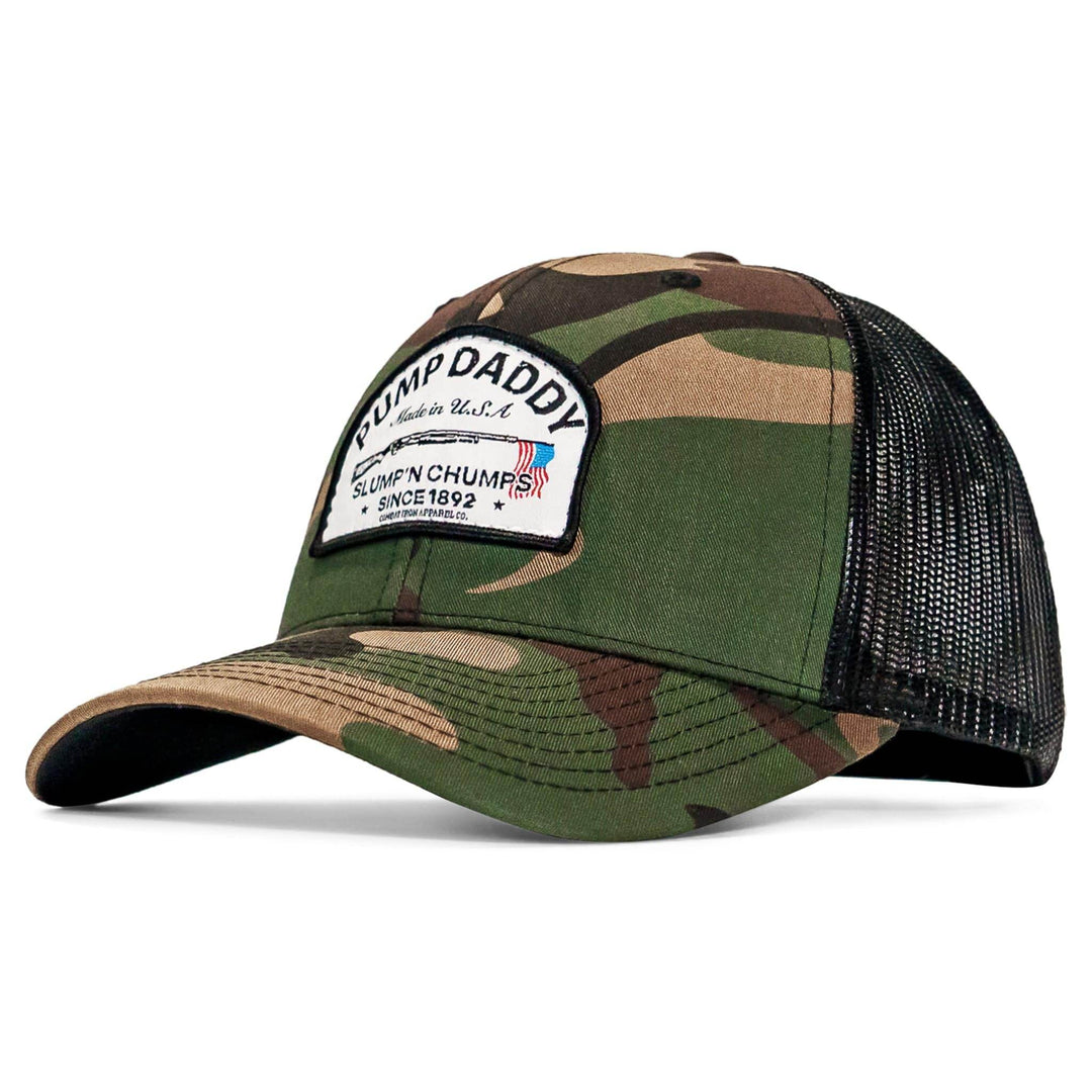 Pump Daddy Slump'n Chumps Original Patch SnapBack - HEADWEAR - One Revolver Surfboards