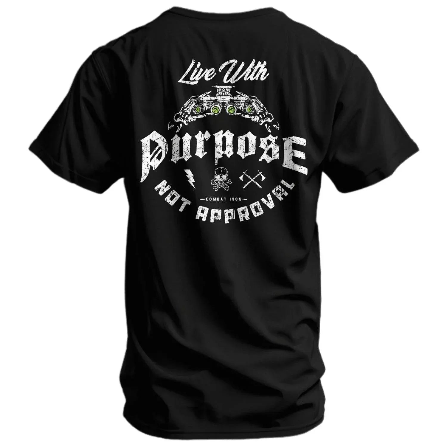 One Revolver Surfboards - Live With Purpose. Not Approval Men's T-Shirt GRAPHIC T-SHIRT