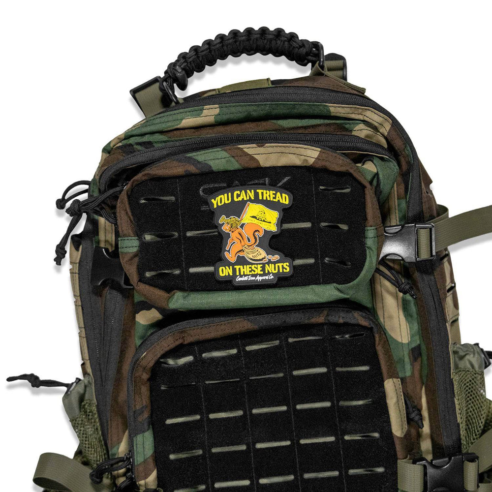 You Can Tread On These Nuts Tactical Squirrel PVC Patch - One Revolver Surfboards